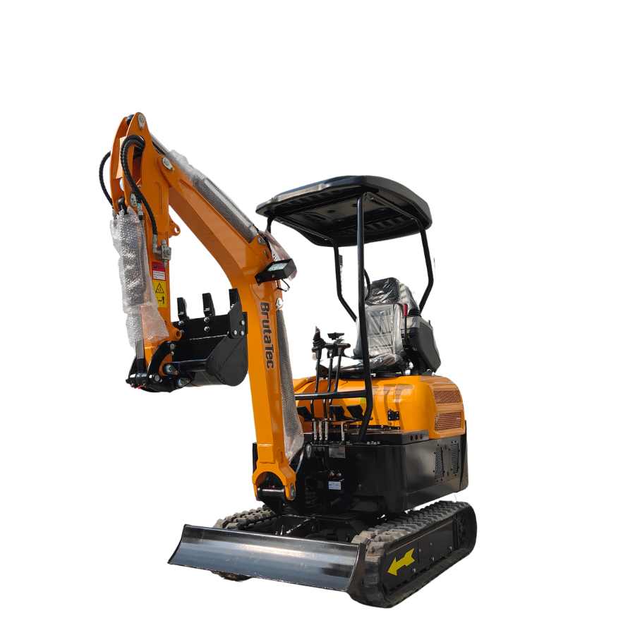 Mini Escavadeira Brutatec BR20S-L 2 Toneladas Kubota